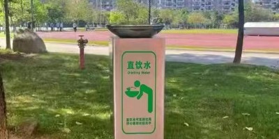 商業街戶外飲水臺：都市生活中的一抹清涼