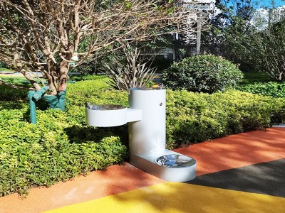 東莞植物園區增設戶外飲水臺，提升游客體驗與環保理念